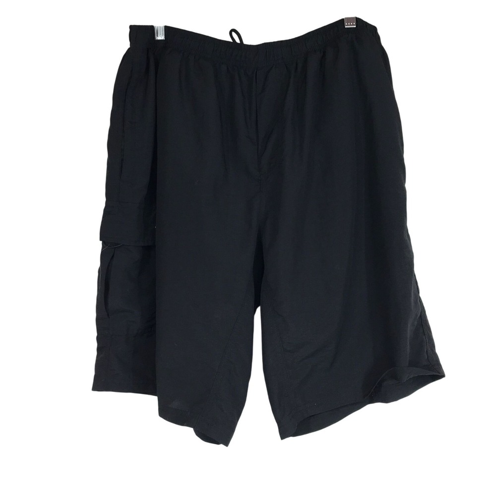 BALEAF - MEN'S 2XL - BLACK DRAWSTRING PADDED‎ CYCLING SHORTS